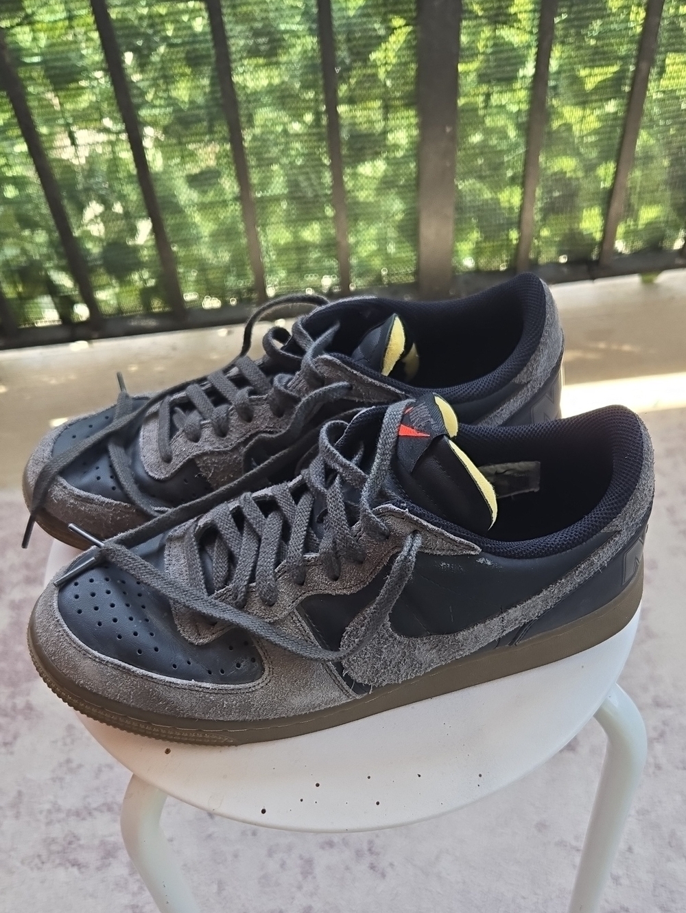 Nike Terminator Low sneakers in the "Medium Ash" colorway